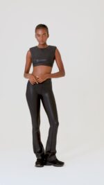 Super Shine Low-Rise Bootcut Legging – Midnight Green
