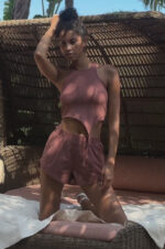 Alosoft Ribbed Revelation Tank – Chestnut - Image 3