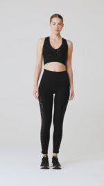 Seamless Open Air Bra – Black - Image 5