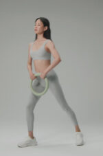 Alosoft Center Stage Bra – Oatmeal Heather - Image 3