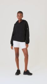 Scholar Hooded Sweater – Black - Image 3