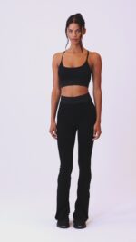 Seamless Luxe Terry Cuddle Bra – Black - Image 2