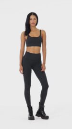 Pinstripe Bra – Anthracite/Black - Image 5