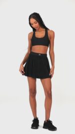 Micro Plisse Tennis Skirt – White - Image 5