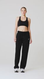 Scoop Neck Sweatshirt Bra – White - Image 4