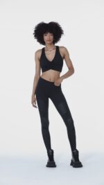 Moto Legging – Black/Black Glossy - Image 4