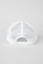 District Trucker Hat – White/White - Image 3