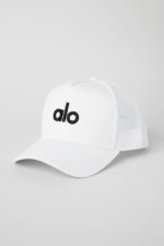 District Trucker Hat – White/Black - Image 5