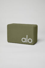 Uplifting Yoga Block – Jungle/Silver