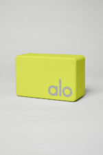 Uplifting Yoga Block – Highlighter/Silver - Image 2