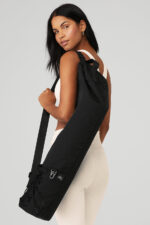 Yoga Mat Bag – Black - Image 3