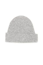 Cashmere Beanie – Dove Grey Heather - Image 2