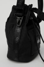 Cross Body Bucket Bag – Black - Image 2