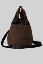 Cross Body Bucket Bag – Espresso/Black - Image 4