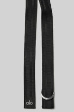 Extra Long Yoga Strap – Black - Image 2