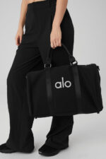 Traverse Duffle – Black/Silver - Image 2