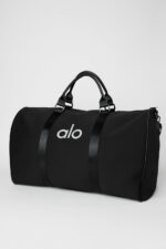 Large Traverse Duffle – Black/Silver - Image 5