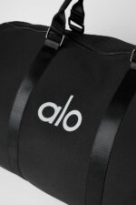 Large Traverse Duffle – Black/Silver - Image 3