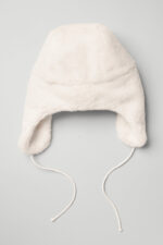 Faux Fur Polar Hat – Ivory - Image 3