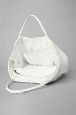 Faux Fur Tote Bag – Ivory - Image 3