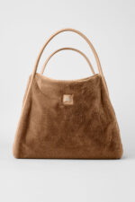 Faux Fur Tote Bag – Toasted Almond - Image 4