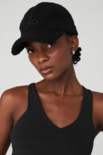 Micro Sherpa Off-Duty Cap – Black - Image 3
