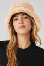 Foxy Sherpa Bucket Hat – Camel - Image 2