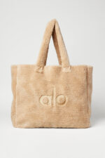 Foxy Sherpa Tote – Camel - Image 4