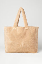 Foxy Sherpa Tote – Camel - Image 3