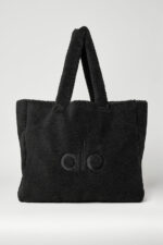 Foxy Sherpa Tote – Black - Image 2