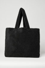 Foxy Sherpa Tote – Black - Image 4