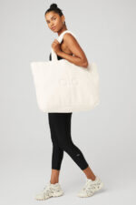 Foxy Sherpa Tote – Ivory - Image 5