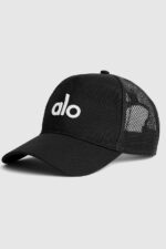 District Trucker Hat – Black/White - Image 3