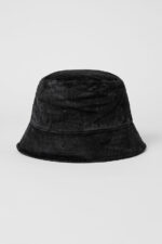 Corduroy Neighborhood Bucket Hat – Black - Image 4