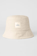 Corduroy Neighborhood Bucket Hat – Bone - Image 3