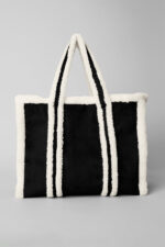 Winterfun Tote Bag – Black/Ivory - Image 4