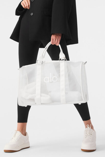 Sheer Duffle – White