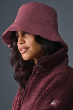 Good Shade Puffer Bucket Hat – Burgundy Truffle - Image 3
