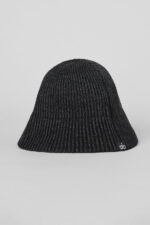 Denim Knit Cloche – Black/Anthracite - Image 2
