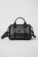 Mini Sheer Duffle – Black