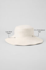 Merino Wool Bucket Hat – Ivory - Image 2