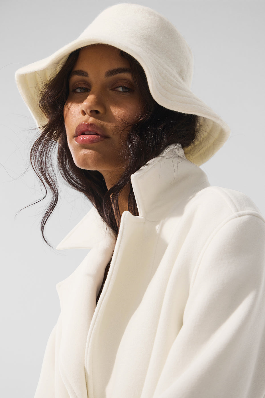A0711U_03299_b1_s1_a2 Merino Wool Bucket Hat – Ivory - Image 1