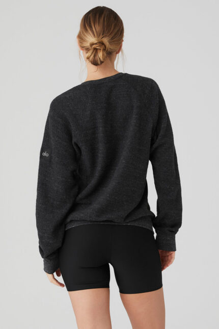 Triumph Crew Neck Sweatshirt – Charcoal Black Triblend