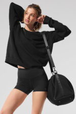 Chill Crew Neck Pullover – Black - Image 3