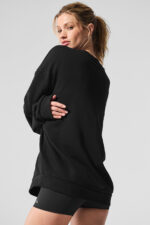 Chill Crew Neck Pullover – Black - Image 4