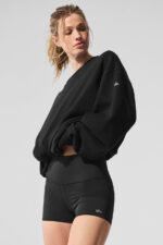 Chill Crew Neck Pullover – Black - Image 2