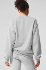 Chill Crew Neck Pullover – Athletic Heather Grey - Image 2