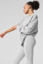 Chill Crew Neck Pullover – Athletic Heather Grey - Image 3
