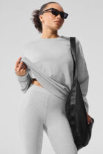Chill Crew Neck Pullover – Athletic Heather Grey - Image 5