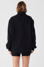 Renown Heavy Weight 1/4 Zip – Black - Image 2